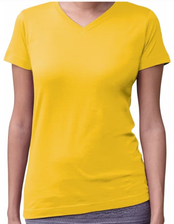 Women's Customized  V-Neck T-Shirts